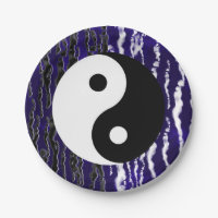 Yin Yang Blue Tranquillity Zen Energy Party