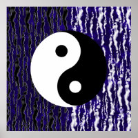 Yin Yang Blue Tranquillity Zen Energy
