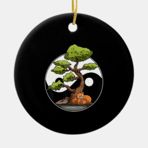 Yin Yang Bonsai Tao Taoism Spiritual Zen Meditate Ceramic Ornament