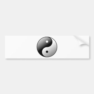 Yin Yang Bumper Sticker
