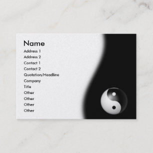 Yin-Yang Business Card