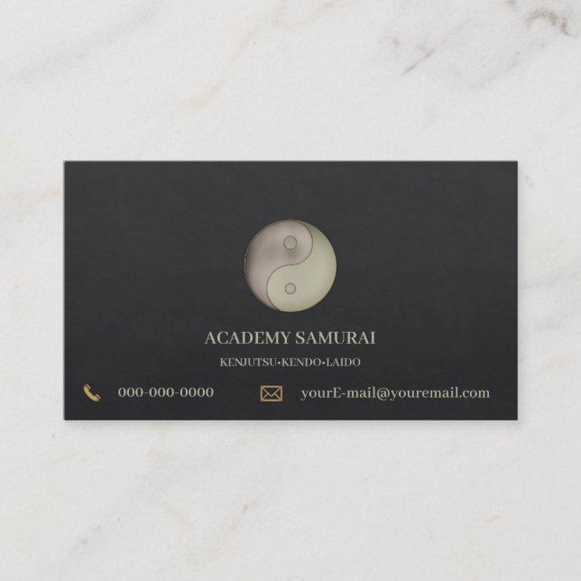 Yin Yang Business Card (Front)