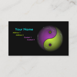 Yin Yang Business Card