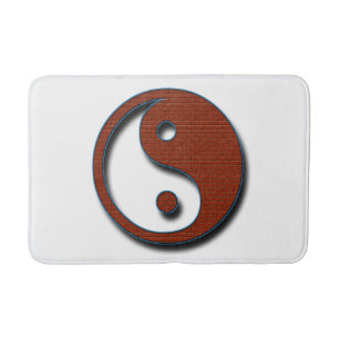 Yin Yang by Shirley Taylor Bath Mat