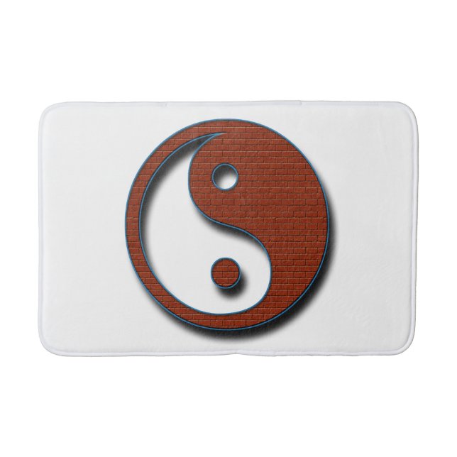 Yin Yang by Shirley Taylor Bath Mat (Front)