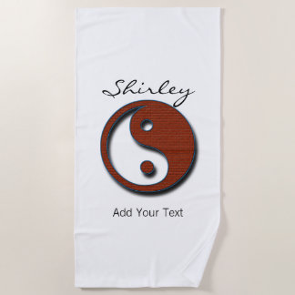 Yin Yang by Shirley Taylor Beach Towel