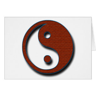 Yin Yang by Shirley Taylor Greeting Card