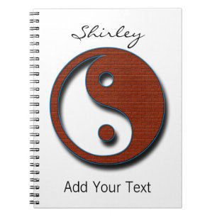 Yin Yang by Shirley Taylor Notebook