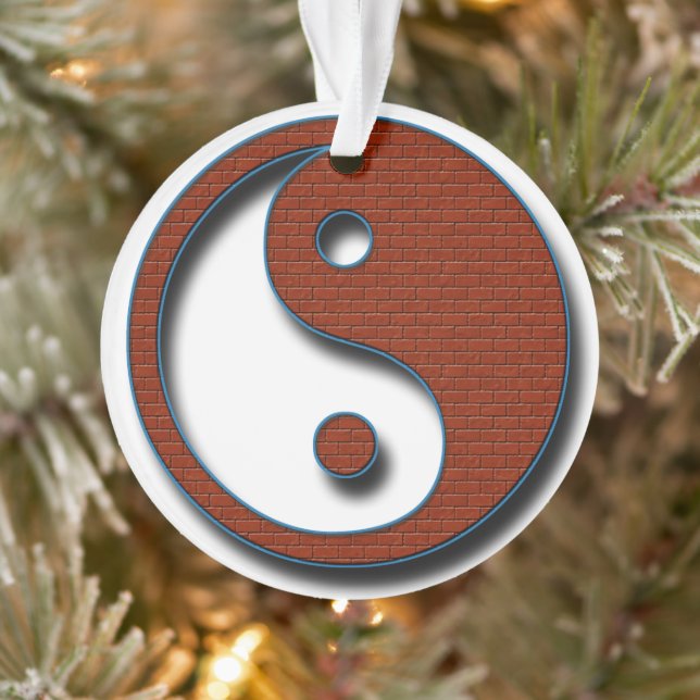 Yin Yang by Shirley Taylor Ornament (Tree)