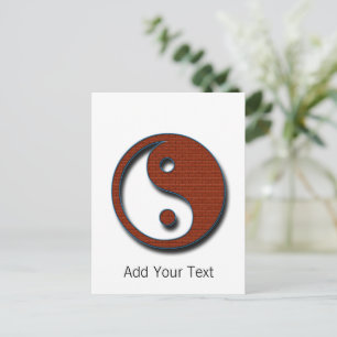 Yin Yang by Shirley Taylor Postcard