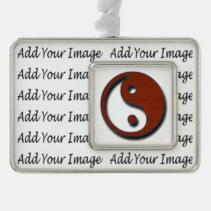 Yin Yang by Shirley Taylor Silver Plated Framed Ornament