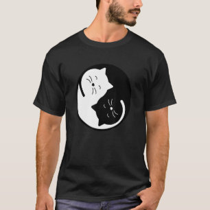 Yin Yang Ca Cat Yoga Cat T-Shirt