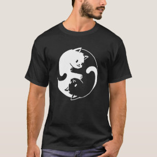 Yin Yang Ca I Love Cats For Cat Yoga Cat T-Shirt