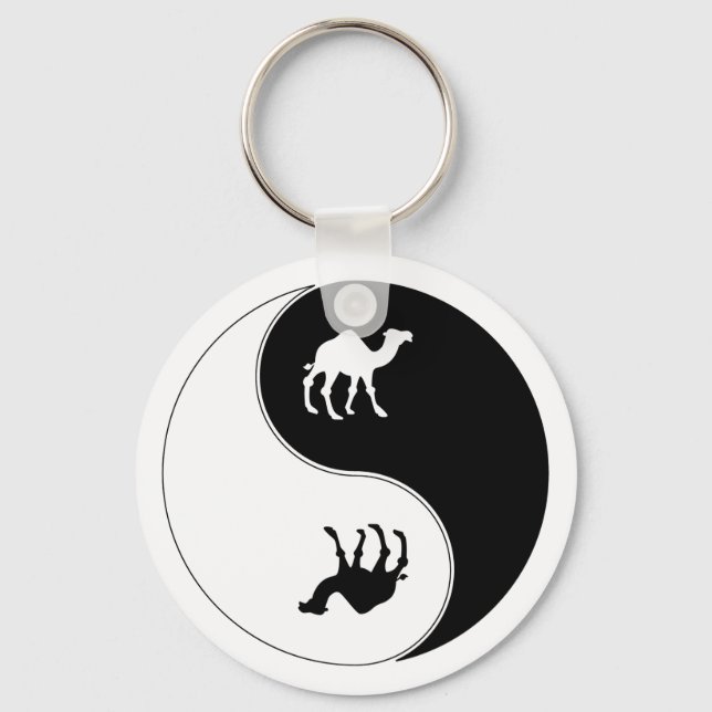 Yin Yang Camel Key Ring (Front)