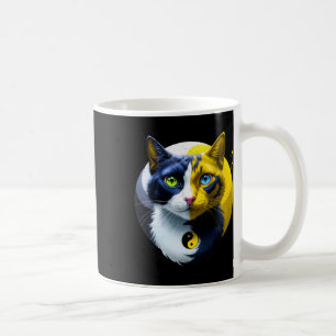 Yin Yang Cat Dual Yoga Spiritual Kitten Gift Mum K Coffee Mug