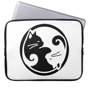 Yin Yang Cats 15" Laptop Sleeve