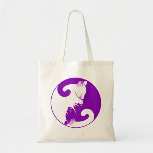 Yin Yang Cats Tote Bag