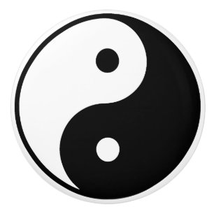 Yin Yang Ceramic Drawer Pull