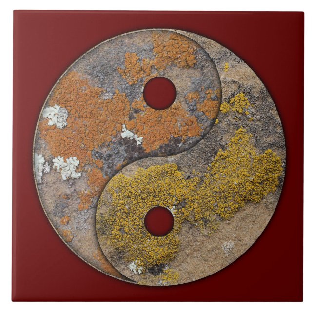 Yin Yang Ceramic Tile (Front)