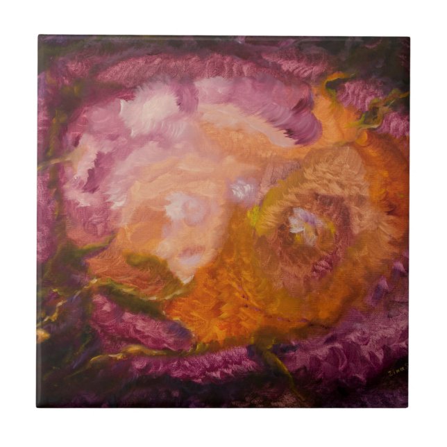 Yin Yang Ceramic Tile (Front)