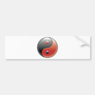 Yin Yang ~ Chinese Taoism Philosophy Bumper Sticker