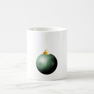 Yin Yang Christmas Ball Coffee Mug