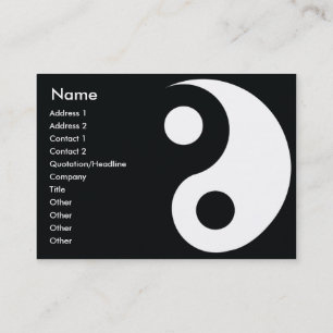 Yin Yang - Chubby Business Card