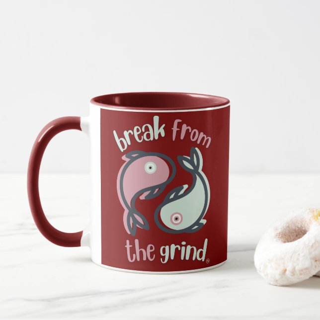 Yin-Yang Coffee Mug (With Donut)