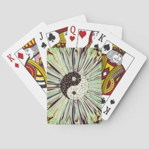 Yin Yang Color Splash  Playing Cards