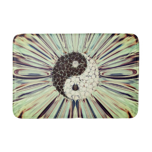 Yin Yang Colour Splash  Bath Mat