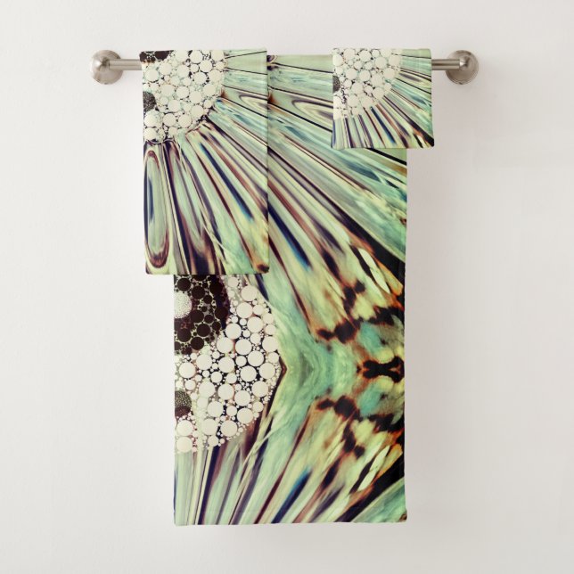 Yin Yang Colour Splash  Bath Towel Set (Insitu)