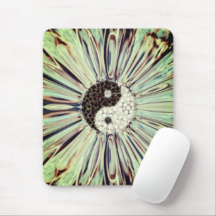 Yin Yang Colour Splash  Mouse Pad