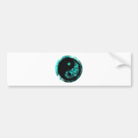 Yin Yang Cyan Black The MUSEUM Zazzle Gifts