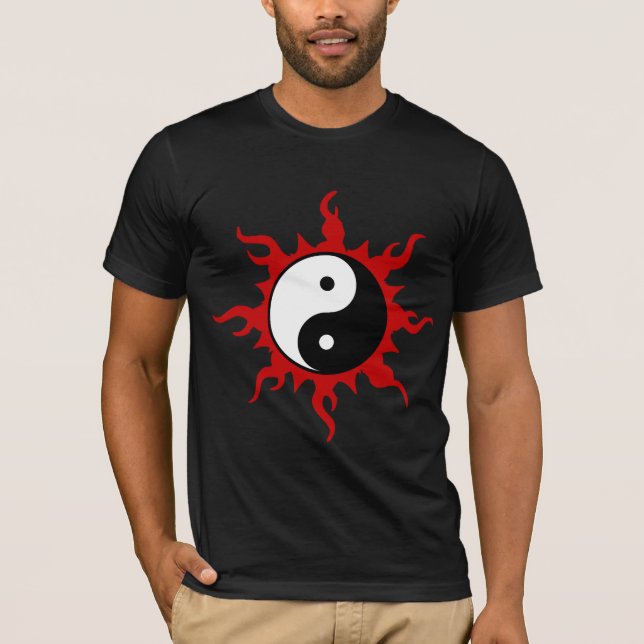 Yin Yang Dark T Shirt (Front)