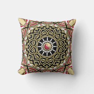 Yin Yang Decorative Shine Mandala Cushion