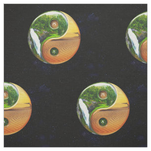 Yin Yang Desert And Jungle Taoism Philosophical Fabric