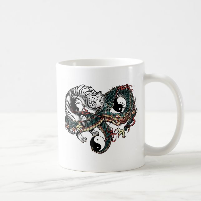 Yin Yang Design Coffee Mug (Right)