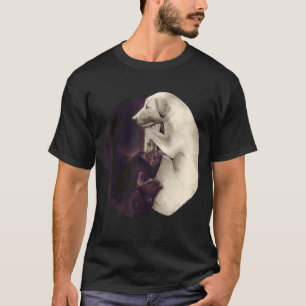 yin-yang dogs T- T-Shirt