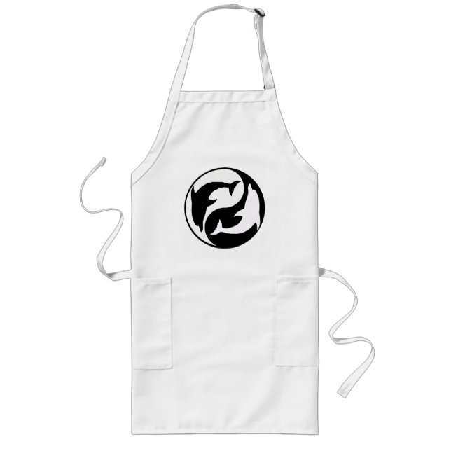 Yin Yang Dolphin Apron (Front)