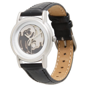 Yin yang Double Dragon Watch