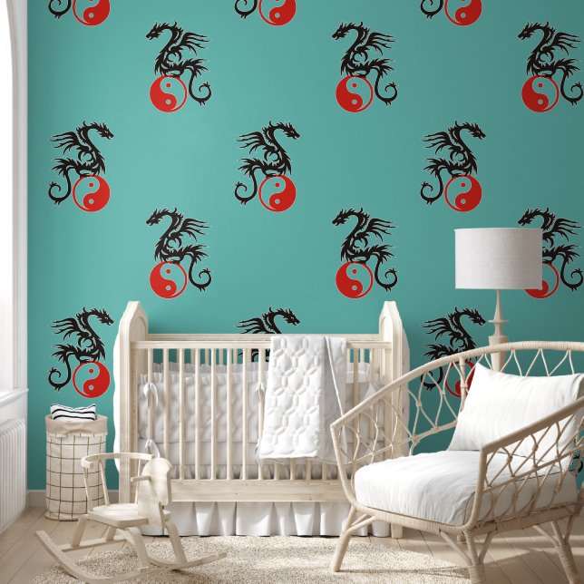 Yin & Yang - Dragon 1 Wallpaper (Kids)