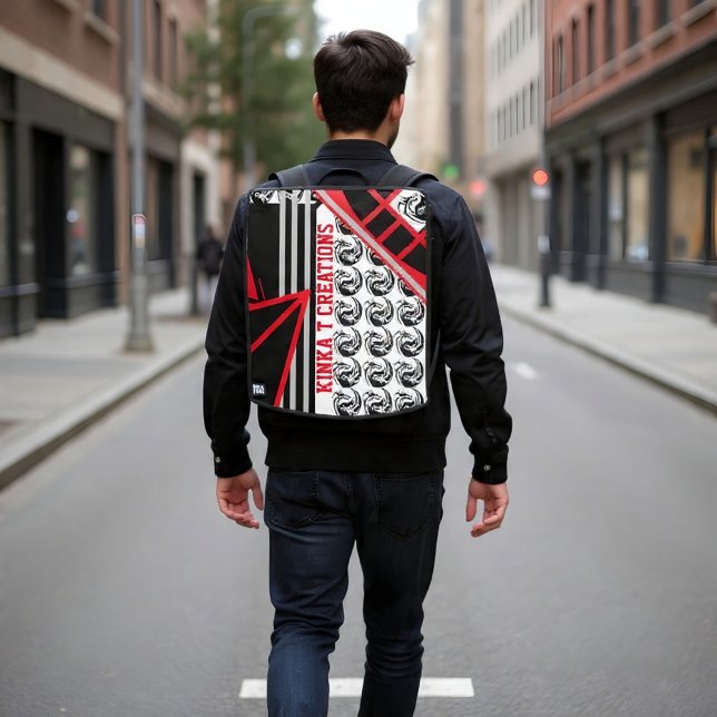 Yin Yang Dragon  Backpack (Creator Uploaded)