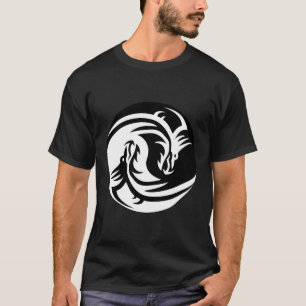 Yin Yang Dragon Chaos Order Sign Energy Balance T-Shirt