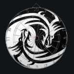 Yin Yang Dragon Dartboard<br><div class="desc">Yin and Yang Dragon</div>