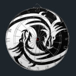 Yin Yang Dragon Dartboard<br><div class="desc">Yin and Yang Dragon</div>