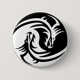 yin yang dragons button