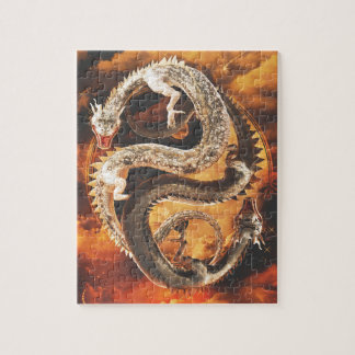 Yin Yang Dragons - Chaos Jigsaw Puzzle