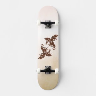 Yin Yang Dragons Skateboard