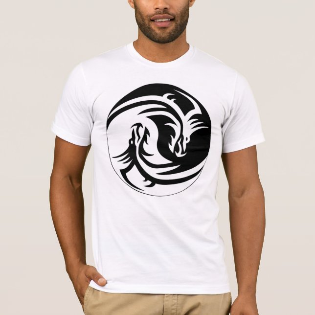 Yin Yang Dragons T-Shirt (Front)