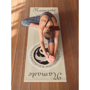 Yin Yang Dutch White Workout, Pilates and Yoga Mat